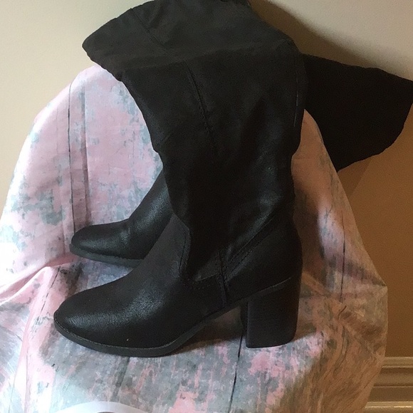 Black over the knee boots. - Picture 3 of 3